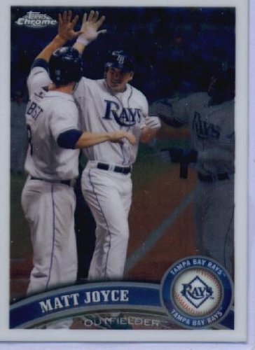 2011 Topps Chrome #128 Matt Joyce - Tampa Bay Rays (Baseball Cards)