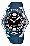 Casio - MTR-102-1A2VEF - Montre Homme Resine - Quartz Analogique - Dateur - Bracelet Resine Bleue