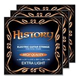 HISTORY / ヒストリー HEGSHXL エレキギター用セット弦　3個パック