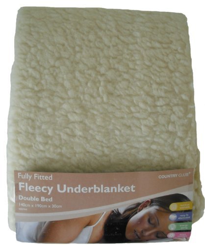 Double Fitted Fleecy Underblanket Mattress Protector