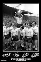 1961 double Winners signed Tottenham autograph print - HALF PRICE