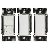 Simply Automated DKIT-01 Pre-Configured Dimmer Starter Kit, White, 3 Pack