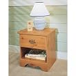 Mountain Pine Night Stand (Pine) (20.69"H x 19.13"W x 15.56"D)