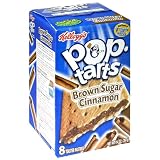 Kellogg's Pop-Tarts Brown Sugar Cinnamon,  8-Count Boxes (Pack of 12)