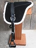 Hilason Western Pleasure Trail Riding Treeless Bareback Saddle Pad Black