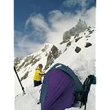 A Hiker Sets up a Tent on a Snowy Ledge on Mount Hood Photographic Poster Print by Dugald... by AllPosters.com