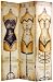 Double Sided Mannequin and Singer Canvas Room Divider