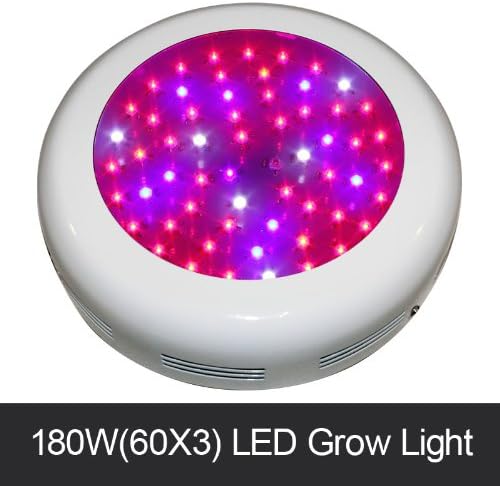 ROYOLED 180W UFO Led grow light 60x3W Dropshipping for Greenhouse/Hydroponcs