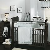 Classic Sage 7 Piece Crib Bedding Set : Bumper, Cribskirt, Sheet, Quilt, Mo ....