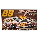  : Dale Jarrett #88 NASCAR 3' x 5' Premier 2-Sided Banner Flag