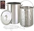 Eastman Outdoors 36-Quart Crab and Lobster Pot with Steamer Rack