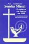 St. Joseph Sunday Missal and Hymnal for 2001: Contains Complete Masses for All Sundays and Holydays from Dec. 03, 2000 to Nov. 25, 2001
