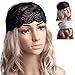 Binmer(TM)Fashion Hairband Gentlewomen Yoga Elastic Hair Band Vintage Cutout Lace Decoration Headband