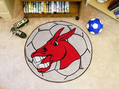 Buy Central Missouri State NCAA Soccer Ball Round Floor Mat (29) by Fan Mats