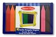 Melissa & Doug Jumbo Triangular Crayons (Set of10)