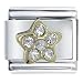 Jewelry : Rhine Star Italian Charms Bracelet Link