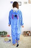 Skycastle(tm) High Quality Monsters Cartoon Animal Shaped Winter Unisex One-piece Pajamas Hoodie Sleepwear Cosplay Costume (L)