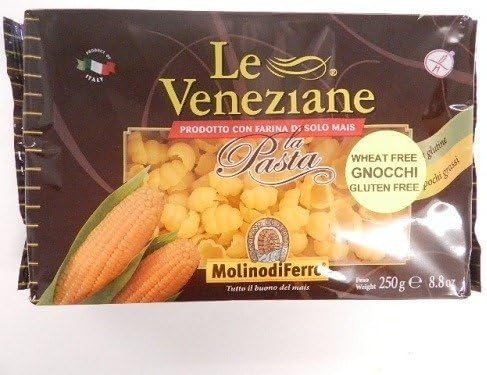 Le Veneziane Italian Gluten Free Corn Pasta Gnocchi 250 by Molino di Ferro