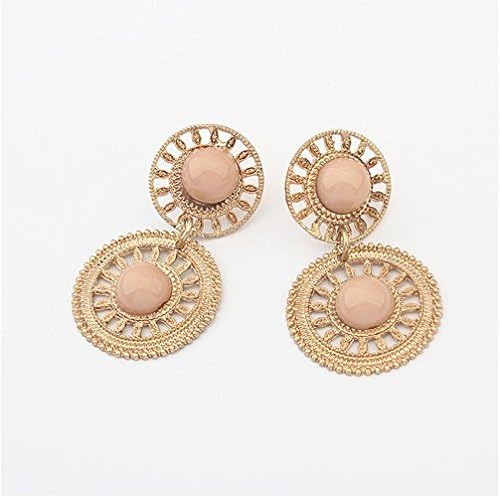Poppular Vintage Europe And Western Style Hollow Teardrop Earrings! Pink BY Mary J