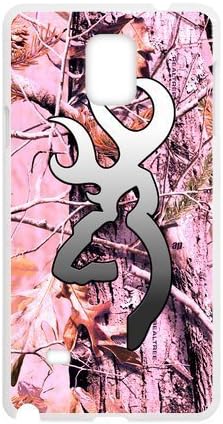 JDSitem Retro Vintage Realtrees Real Tree Camo Browning Cutter Case Cover Sleeve Protector for Phone Samsung Galaxy Note 4 (Laser Technology)