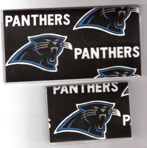 Checkbook Cover Debit Set NFL Carolina Panthers