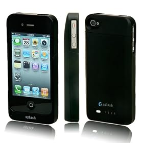 Buy splash O2 Lite Slim-Profile Extended Rechargeable Battery Case for iPhone 4... now!