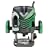 Hitachi M12V2 15 amp 3-1/4-Horsepower Plunge Base Variable Speed Plunge Router with 1/4-inch and 1/2-inch Collets