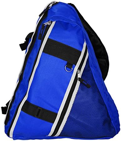 Basico Triangle Casual Daypack Backpack (Blue)