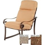 Suncoast Orleans Hi-Back Dining Chair With Cord - Sahara Frame And...