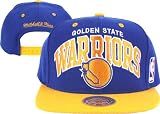 Golden State Warriors Mitchell & Ness Hardwood Classics Team Arch 2-Tone Snapback Hat