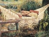 Under the Shade Tree, Art Poster by Mary Dulon, size 43 x 34