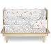 Argington Organic Crib Bedding Set, Fish And Pebbles Print