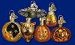 Old World Christmas Mini Halloween Ornament Set