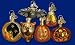 Old World Christmas Mini Halloween Ornament Set