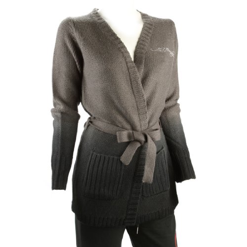 Ed Hardy Tiger Rhinestone Cardigan Sweater