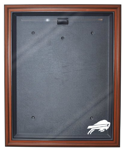 NFL Buffalo Bills Cabinet Style Jersey Display, Brown