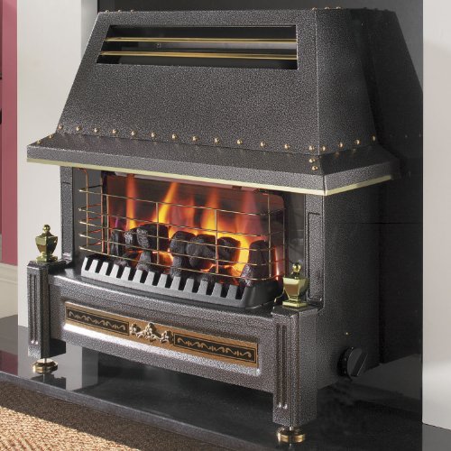 Shop Flavel Natural Gas Fire Regent Living Flame Effect Outset
