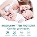 Balichun Waterproof Mattress Pad Protector Cover (Fitted 8