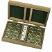 River's Edge Whitetail Deer Playing Cards with Dice in Wood Box