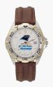 Carolina Panthers Men's All Star Watch with Leather Band