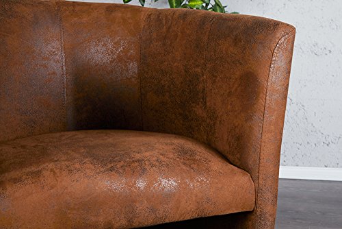 Stylischer Clubsessel ART DECO braun Antik Sessel Clubsessel - 6