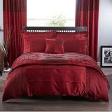 Vermont Duvet Cover Set in Red Size: King