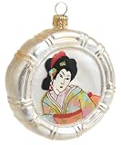 Ornaments To Remember Geisha (Gazing Eyes) Hand-Blown Glass Ornament
