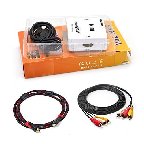 Valinks hdmi to av composite rca cvbs video audio conve…