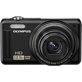 Click here to buy Olympus VR-320 14 MP Digital Camera with 12.5x Optical Zoom and 3 LCD (Black) by Olympus.