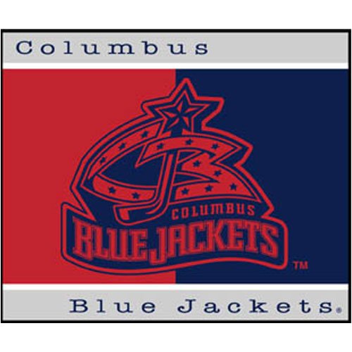 Buy NHL Hockey Columbus Blue Jackets 60X50 All-Star Blanket Throw - Fan Shop Sports Merchandise by Biederlack
