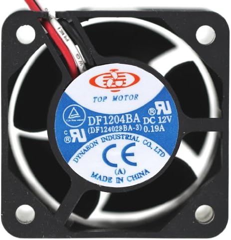 Top Motor 40 x 40 x 28mm (1.57 x 1.57 x 1.10 inch) DC 12V Fan