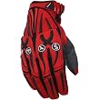 Joe Rocket Rocket Nation Men's Textile Sports Bike Motorcycle Gloves - Red/Black