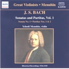 Menuhin plays Bach: Sonata 1, Partitas 1 & 2