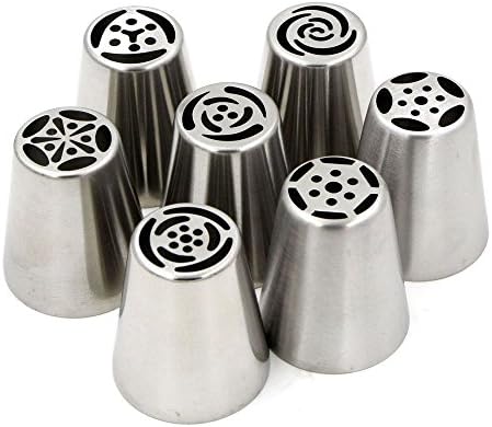 Hot sell !! 12Pcs/Set Russian Tulip Nozzles For Cake Cupcake Decorating Icing Piping Nozzles Boquillas Rusas Rose Flower Cream Pastry Tips
